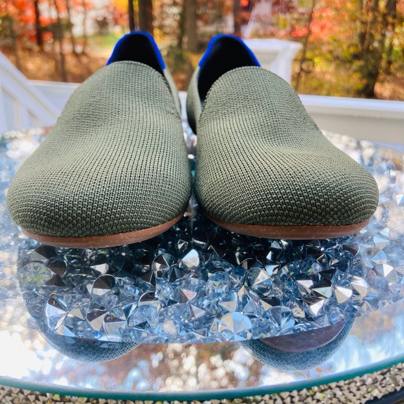 Rothy’s Cypress Green The Loafer Slip-On Flat WM SZ8W Sustainable Preppy Career - Picture 8 of 15